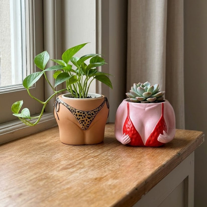 Beach Body Bikini Plant Pot