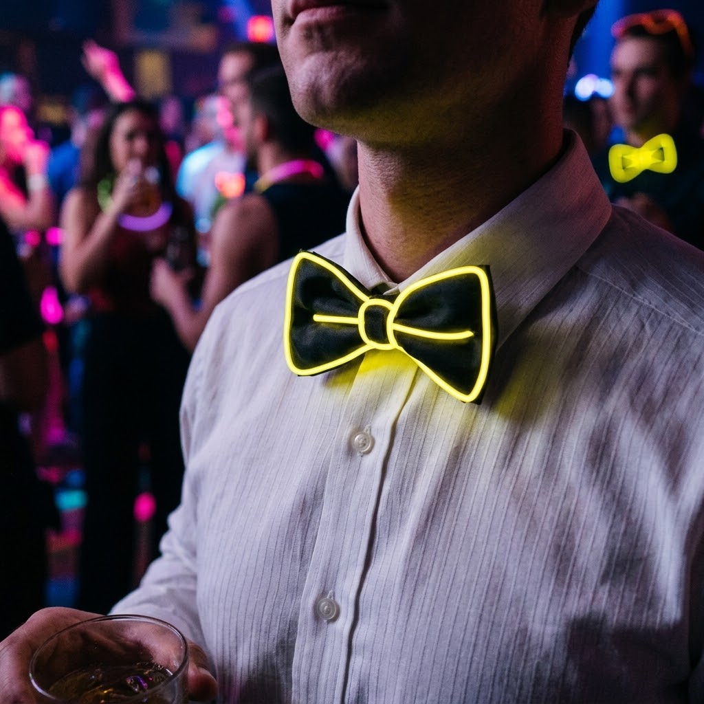 Neon Glow LED Party Tie