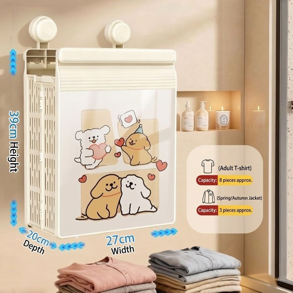Always Clean Suction Wall Laundry Basket