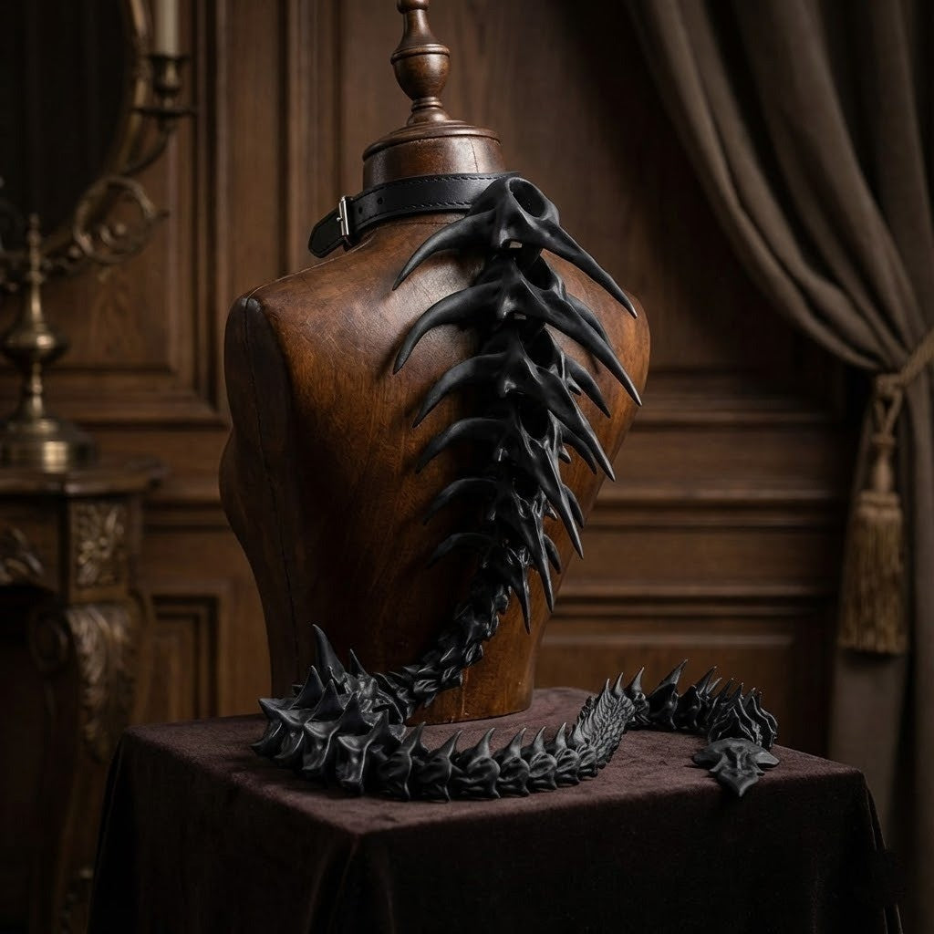 Bionic Gothic Style Spinal Back Jewelry