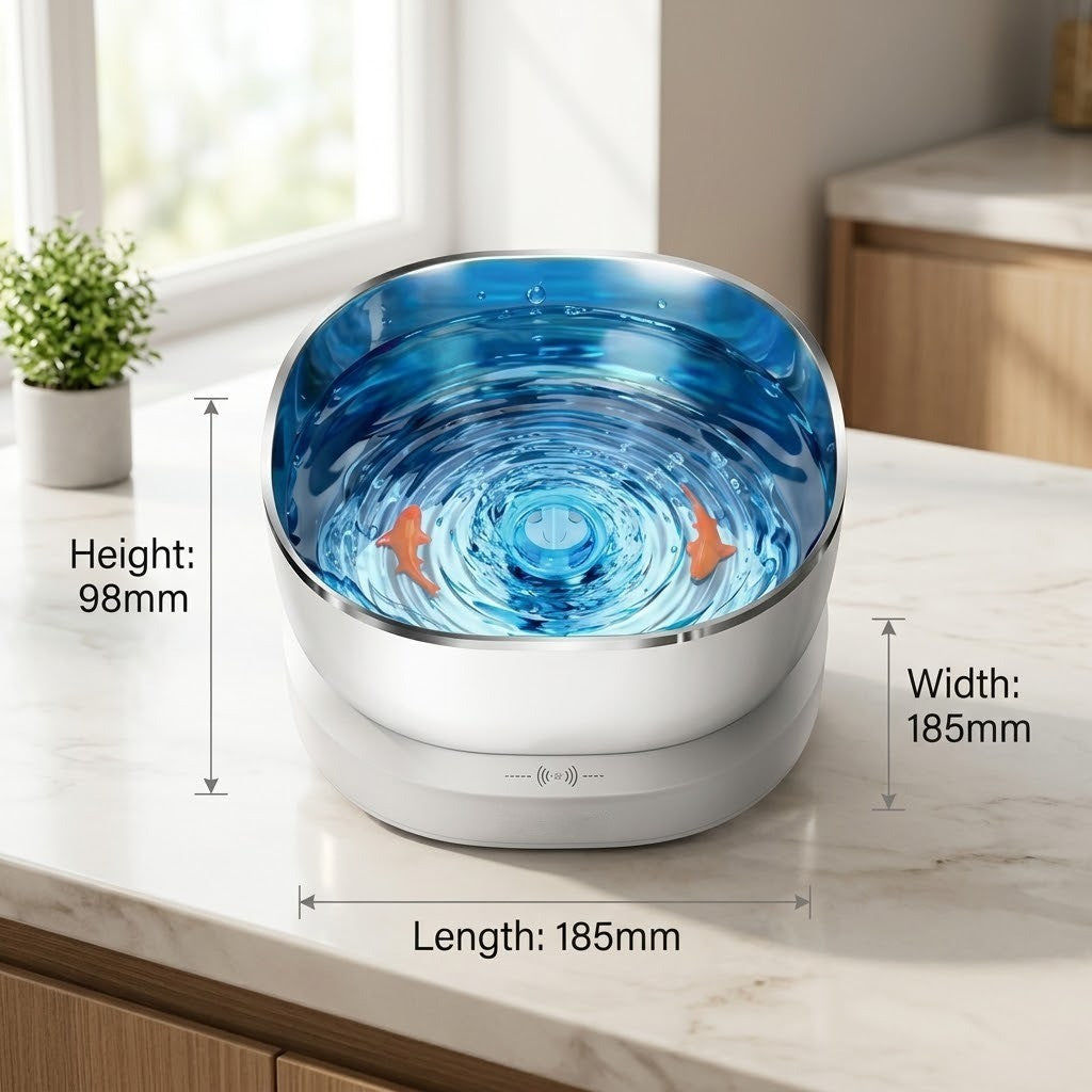 Ripple Motion Cat Drinking Fountain