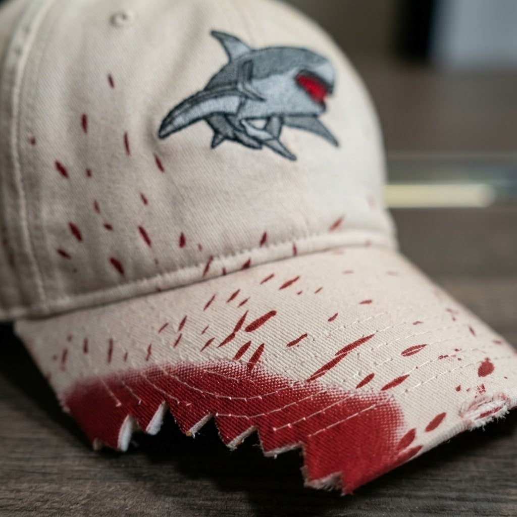 Shark Bite Baseball Cap