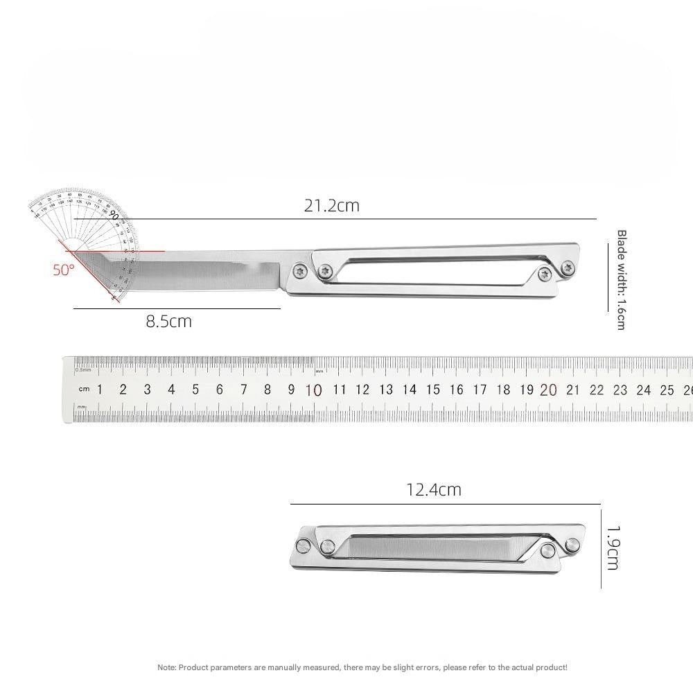 Steel Sharp Foldable Outdoor EDC Knife Tool