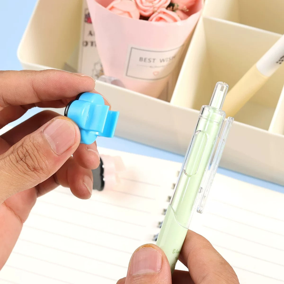 Four Leaf Clover Pen Tip LED Watch