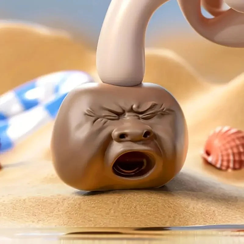 Mini Yawning Face Water Splash Toy