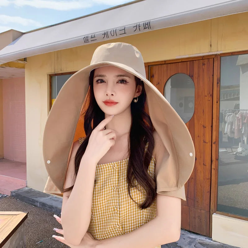 Sun Guard Oversized UV Protection Hat