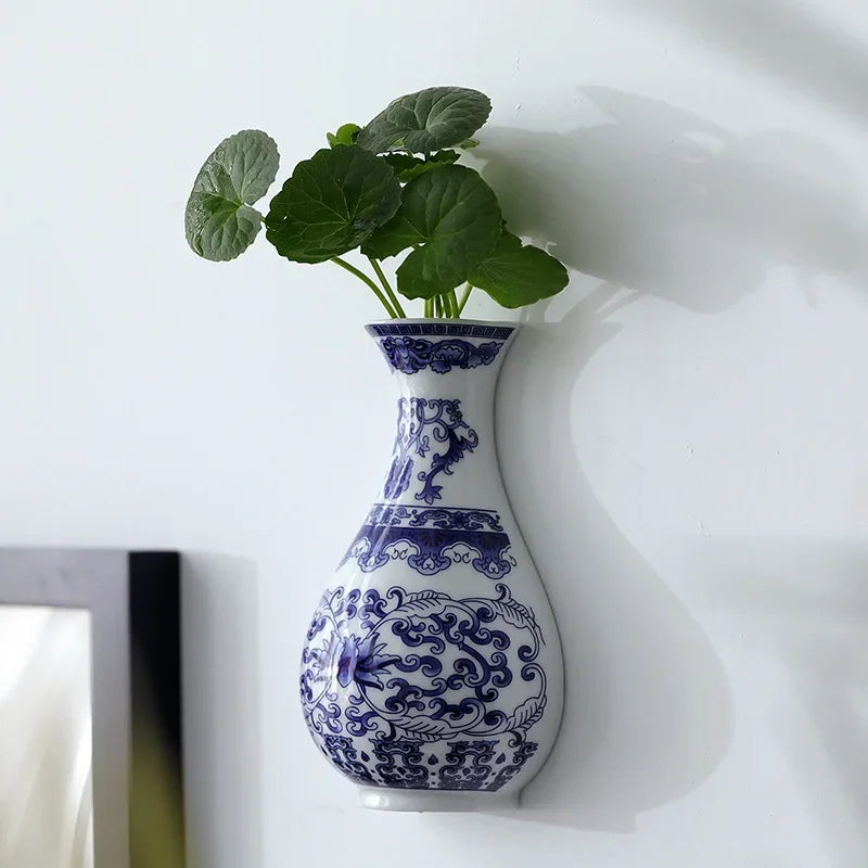 Vasello Blue Decorative Wall Mounted Vase