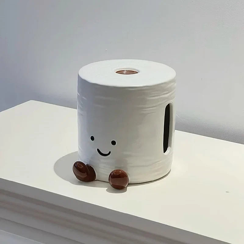 Smiley Toilet Paper Tissue Box