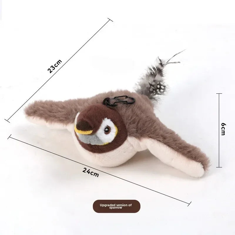 Motion-Activated Chirping Bird Interactive Cat Toy