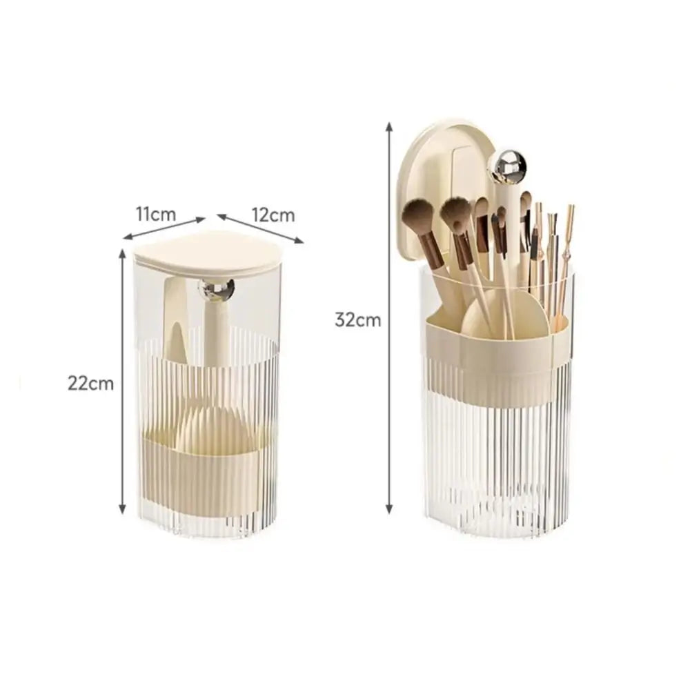 Rise & Glam Automatic Makeup Brush Storage Holder