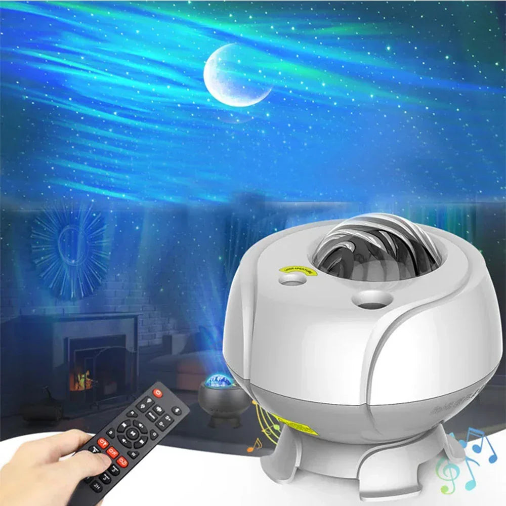 Starfield Galaxy Speaker Light Projector