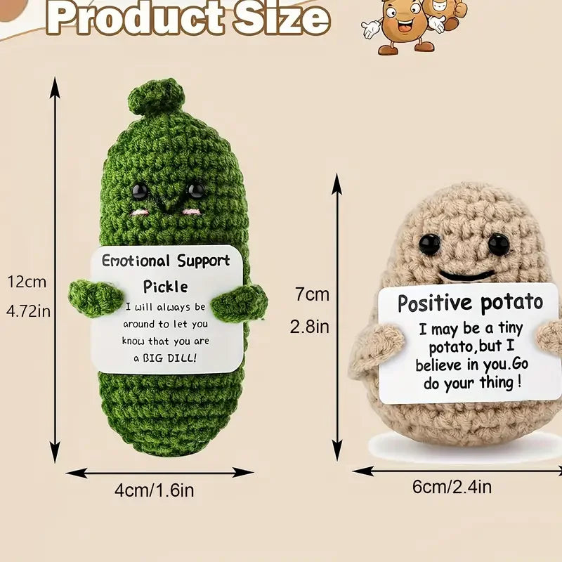 You Got This Mini Crochet Encouraging Desk Buddy Friend