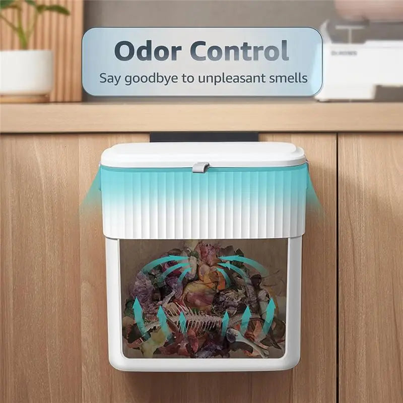 Hands-Free Self Sealing Smart Trash Can