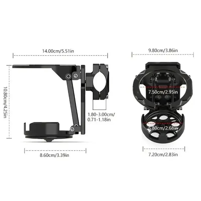 Ride Flow Adjustable Universal Motorcycle Cup Holder
