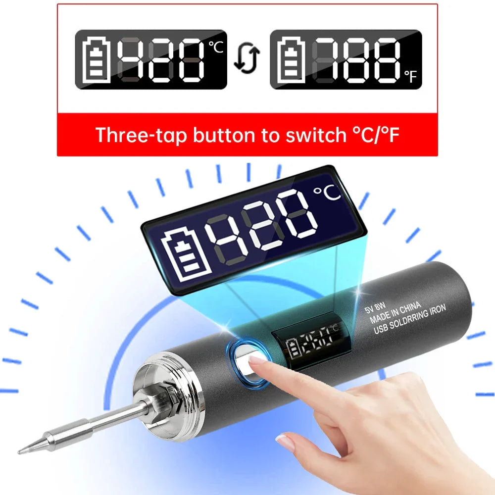 Professional DIY Rechargeable Cordless Soldering Tool