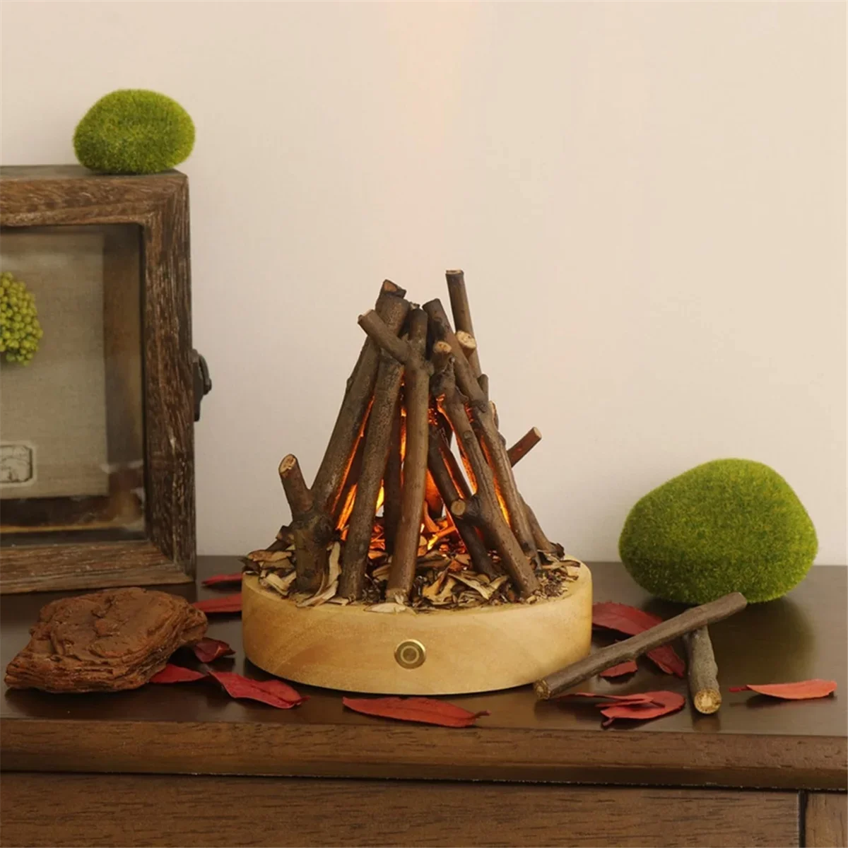 Little Campfire Night Table Lamp