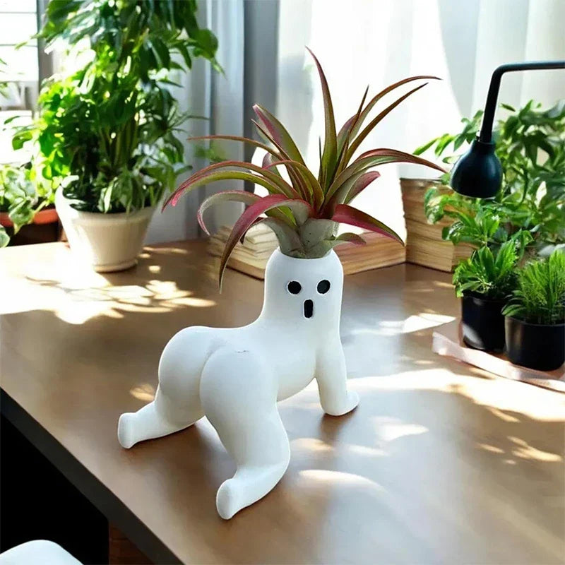 Teasing Ghost Plant Mini Vase