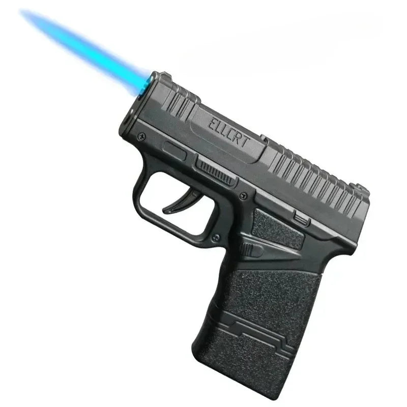 Tactical Gun Shape Jet Flame Hidden Storage Lighter