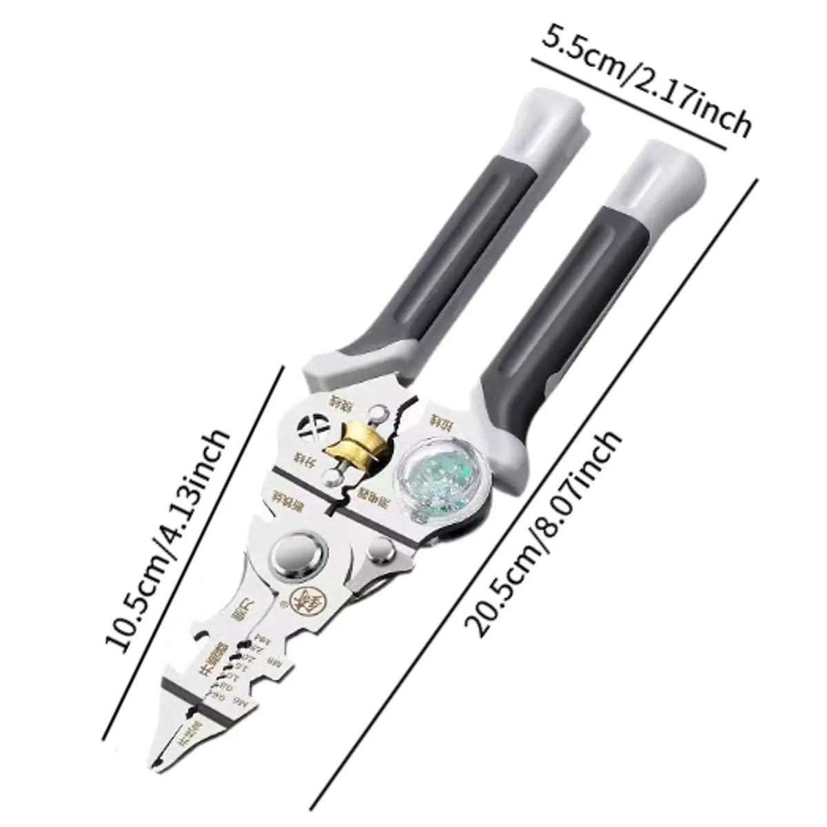 Multi-Task Wire Stripper Voltage Detector Plier