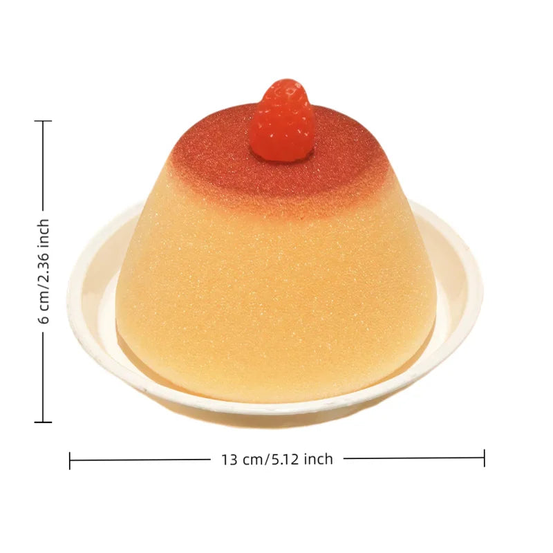 Strawberry Caramel Pudding Cleaning Sponge