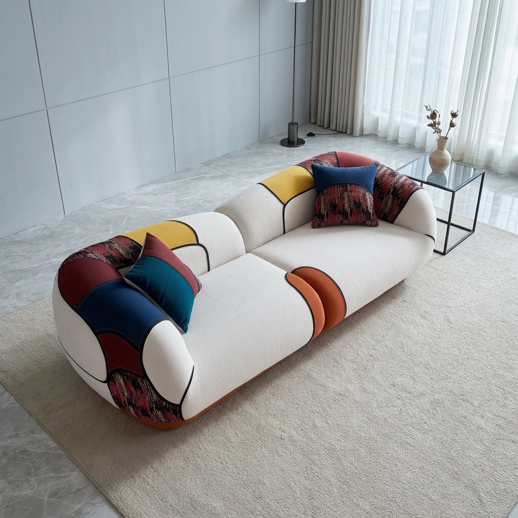 Every Color Patchwork Colorful Lounge Sofa