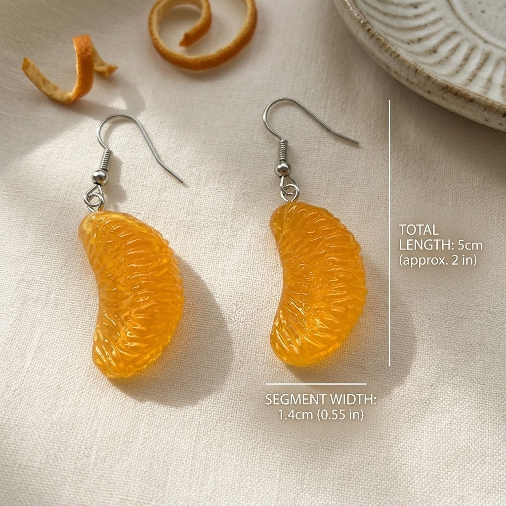Yummy Orange Earrings