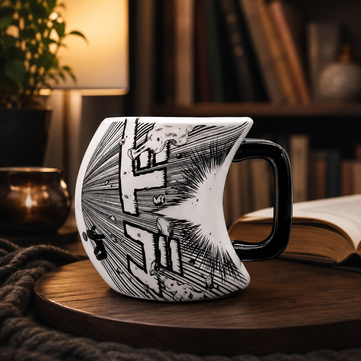 Shockwave Art Manga Coffee Mug