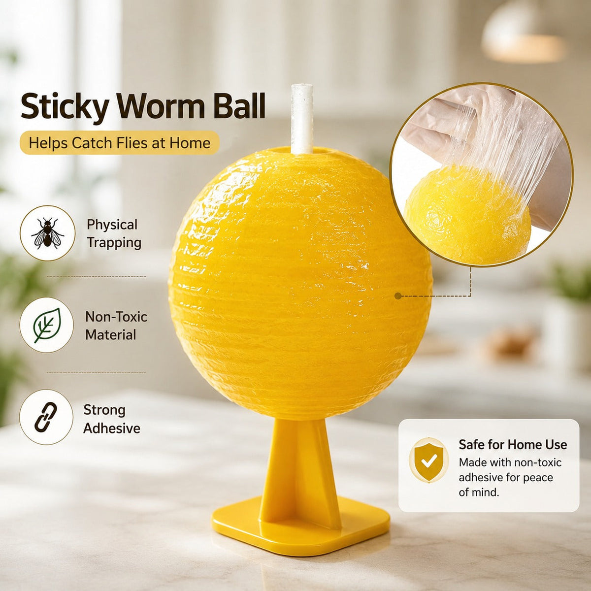 Buzz Stop Sticky Fly Trap Orb