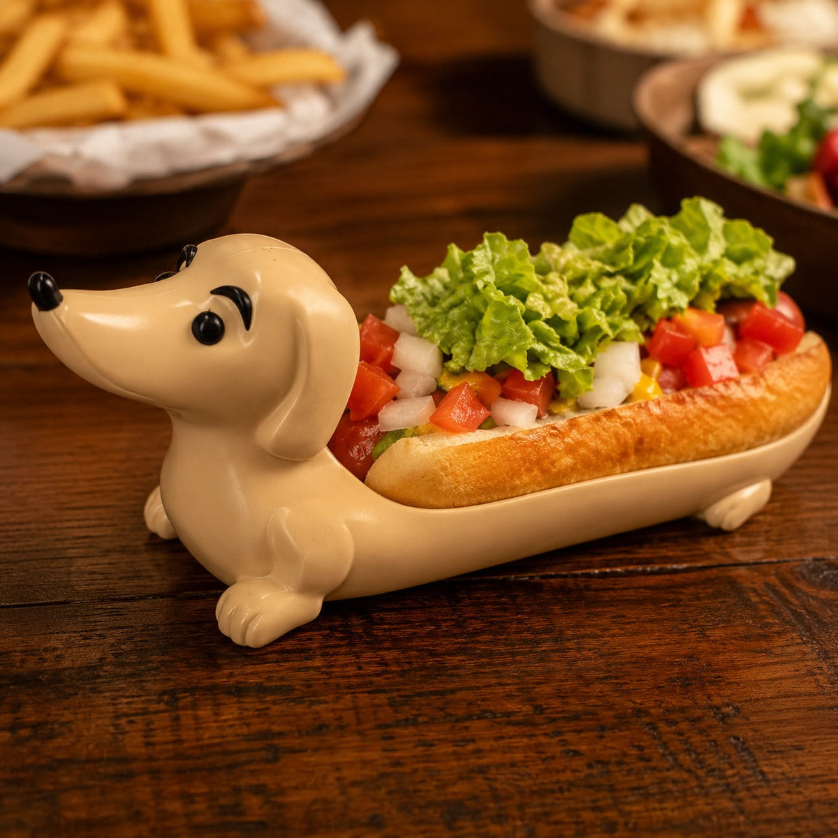 Dachshund Hot Dog Serving Plate