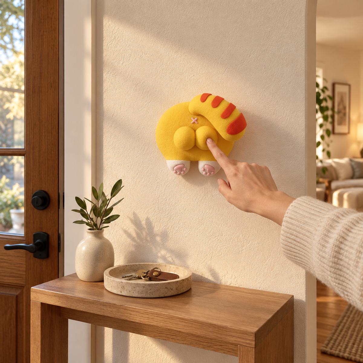 Press the Cat Light Switch Cover
