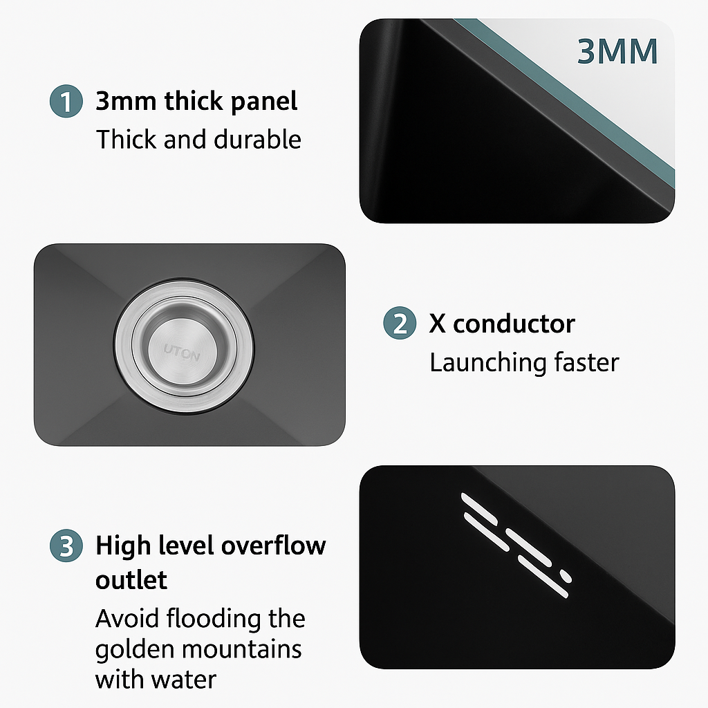 Duo Flow Elegant Corner Sink