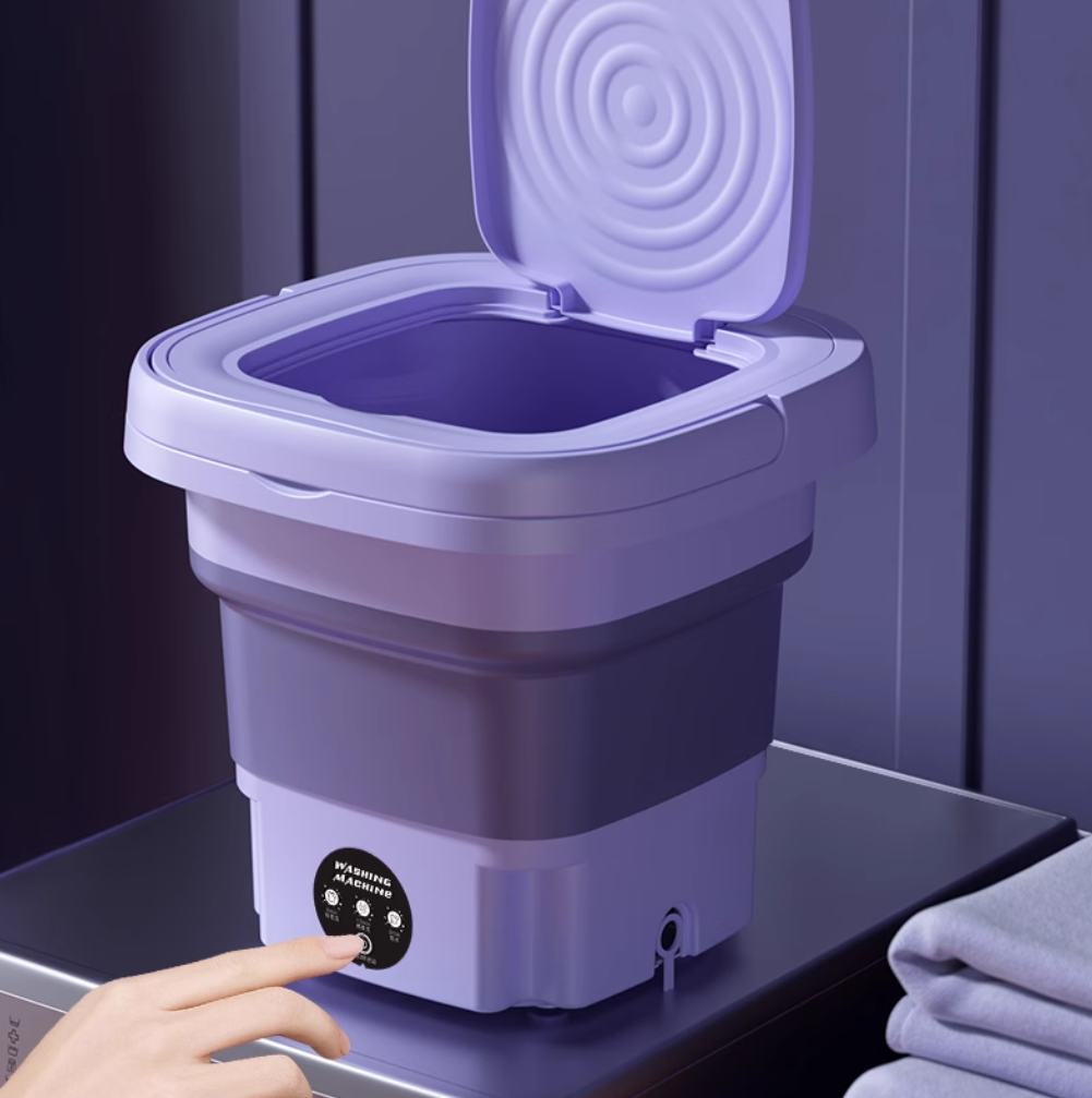 Travel Friendly Portable Foldable Automatic Washing Machine