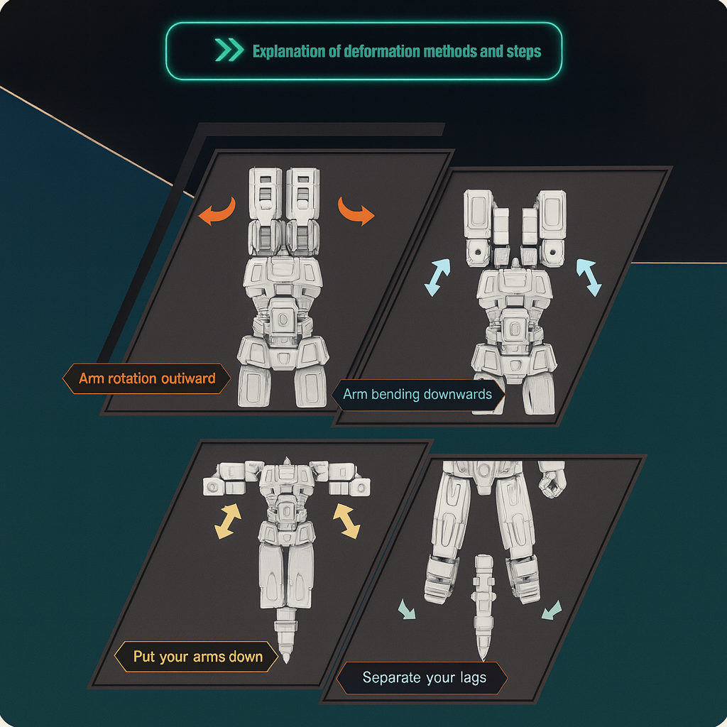 Futuristic Robot Transforming Pen