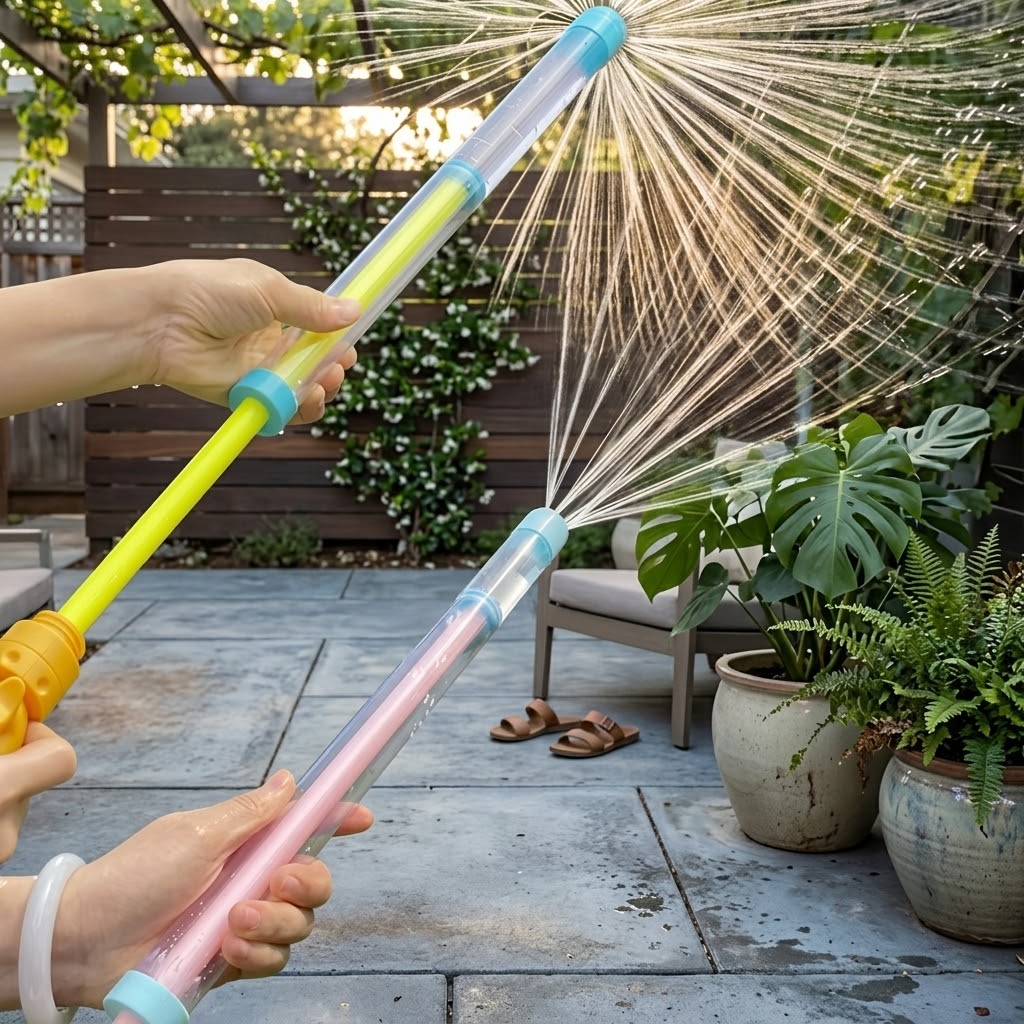 Starburst Pull-Action Water Gun Blaster Toy