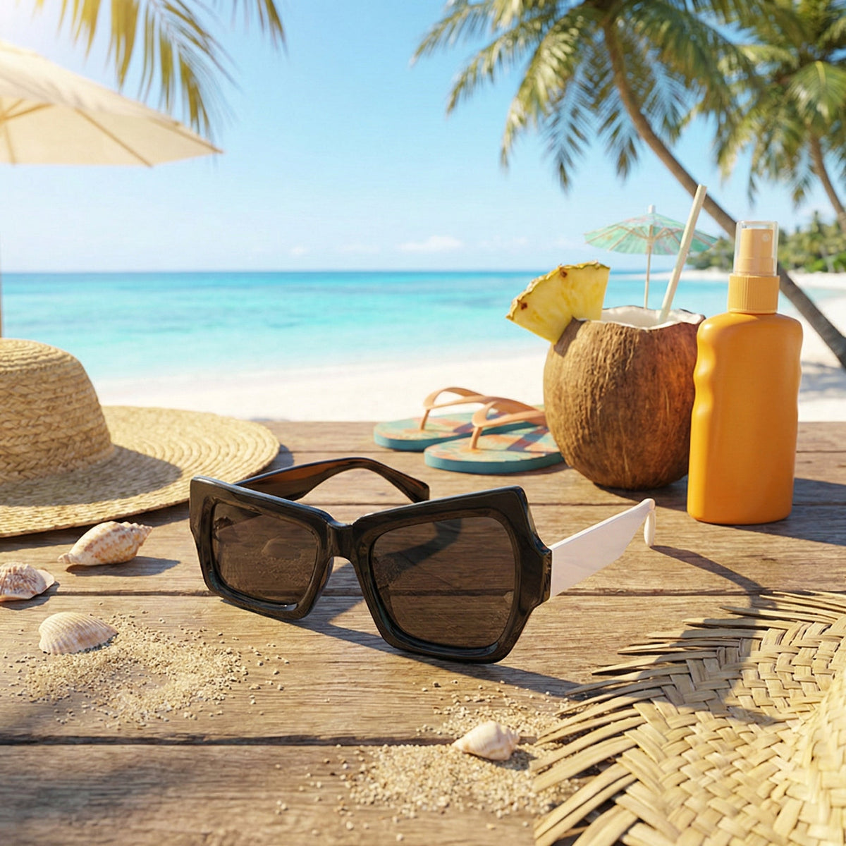 Bold Eye Geometric Sunglasses