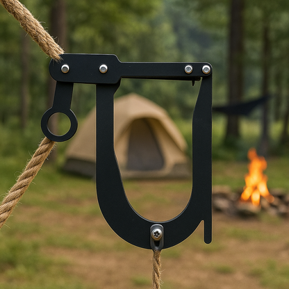 Compact Rope Threading Bracket Clamp