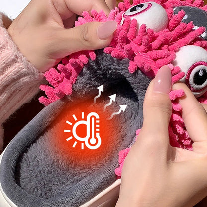 Silly Monster Plush Slippers