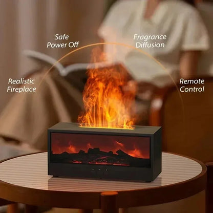 Fireplace Flame Mist Humidifier