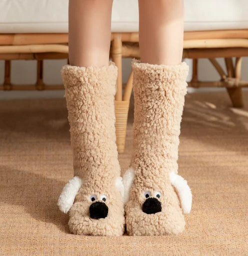 Fluffy Ears Cozy Long Socks