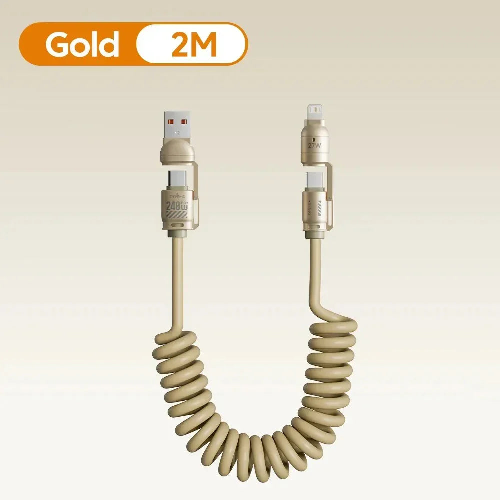 4in1 Extendable Universal Fast Charging Data Cable