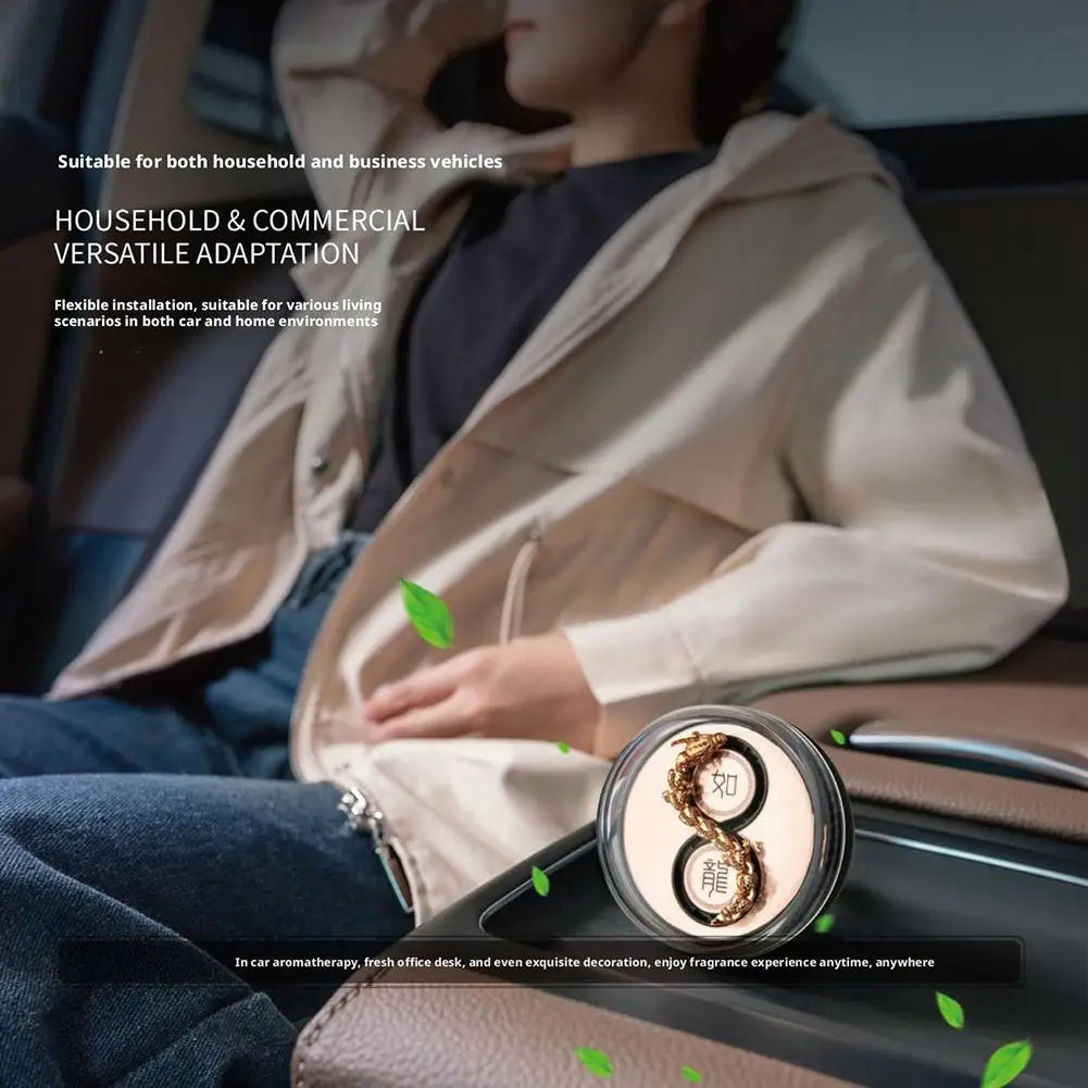 Elegant Dragon Wind Rotating Car Air Freshener