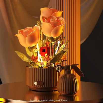 Interactive Blooming Rose Table Lamp