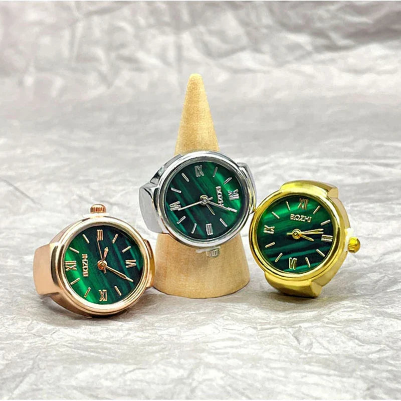 Tiny Tick Everyday Finger Ring Watch