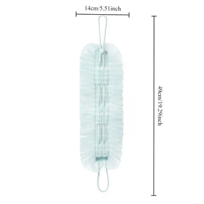 Dual Texture Stretchable Shower Back Scrubber