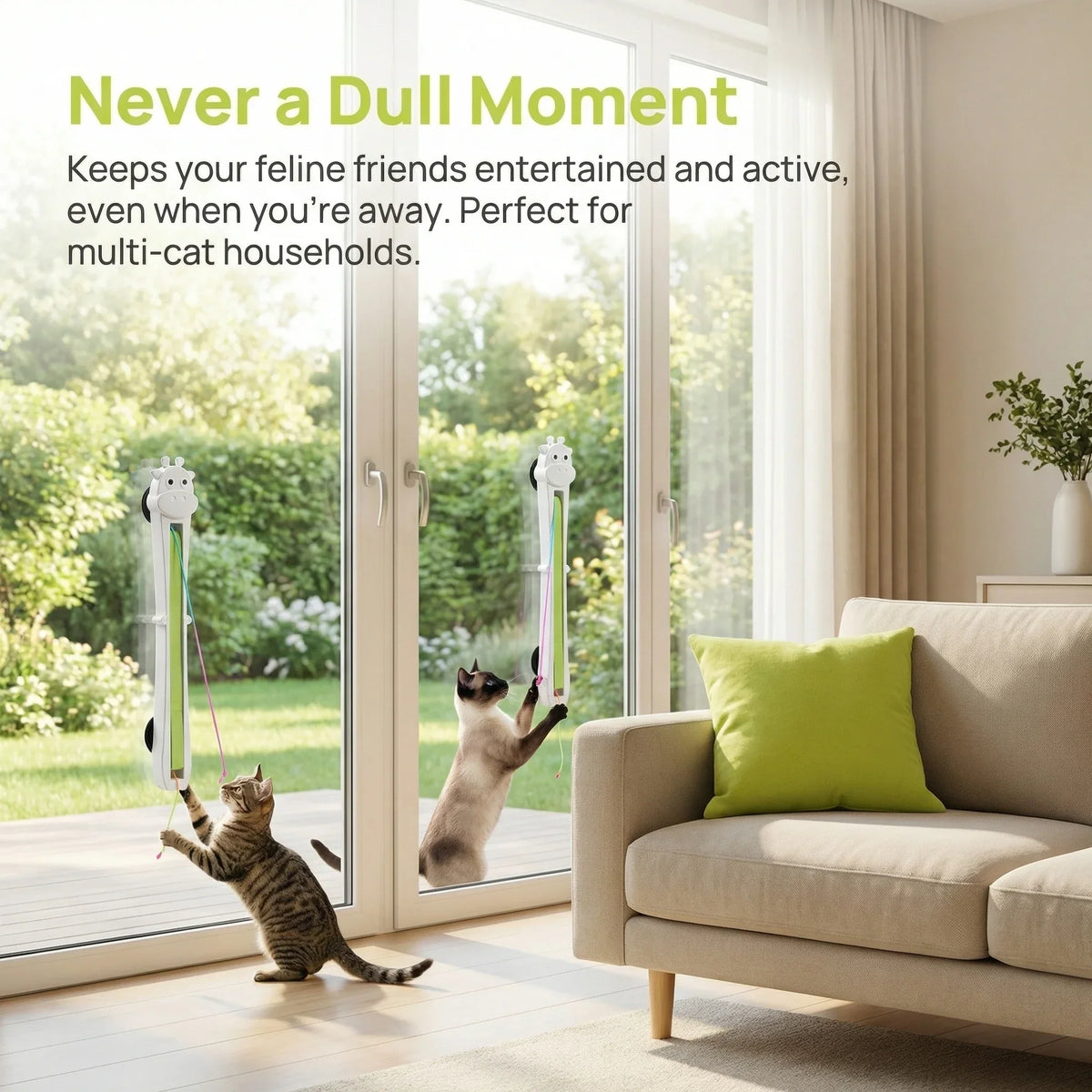 Never Stop Automatic Endless Play Cat Teaser Toy