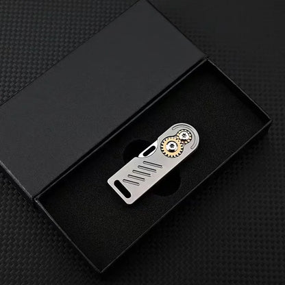Titanium Gear Folding EDC Knife
