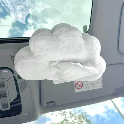 Cloud Shape Hanging Car Tissue Box