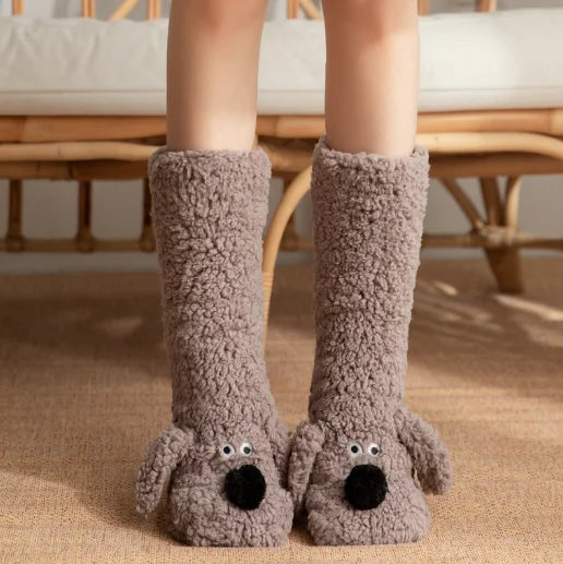 Fluffy Ears Cozy Long Socks