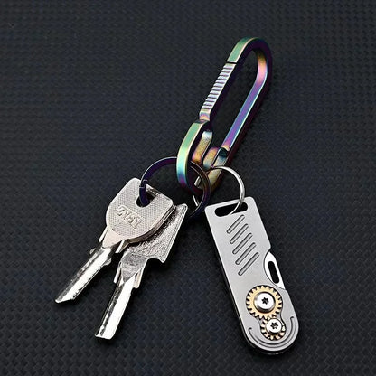 Titanium Gear Folding EDC Knife