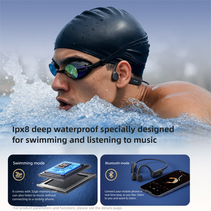 Bone Conduction Bluetooth Earphones For Athletes